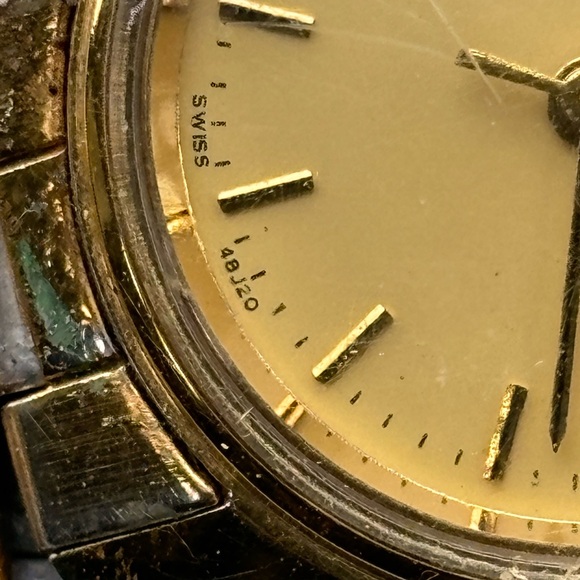 VTG Caravelle Bulova Quartz 48J2O Swiss 1 Jewel Gold Ladies Wrist Watch C 865018 - Picture 14 of 16